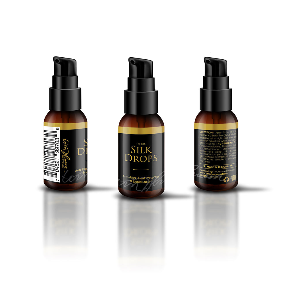 Silk Drops Protective Serum (Anti-Frizz, Heat Protectant & Liquid Luster)